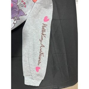 Hybrid Hello Kitty and Friends Girls Pullover Sweatshirt Gray LARGE (12-14)
